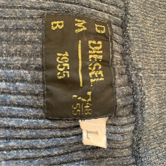 Diesel gray blue warm sweater - Picture 3 of 4
